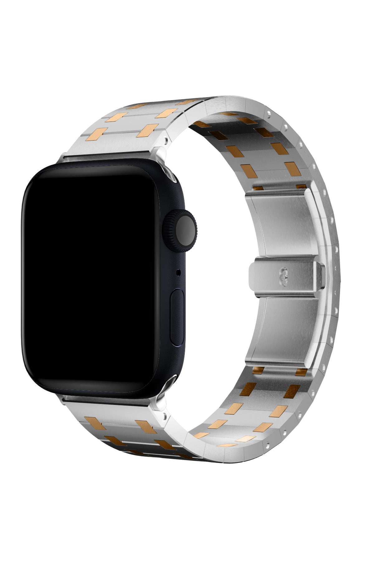 Apple Watch Uyumlu Royal Edition Çelik Kordon Roz  bikordon