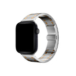 Apple Watch Uyumlu Royal Edition Çelik Kordon Roz  bikordon