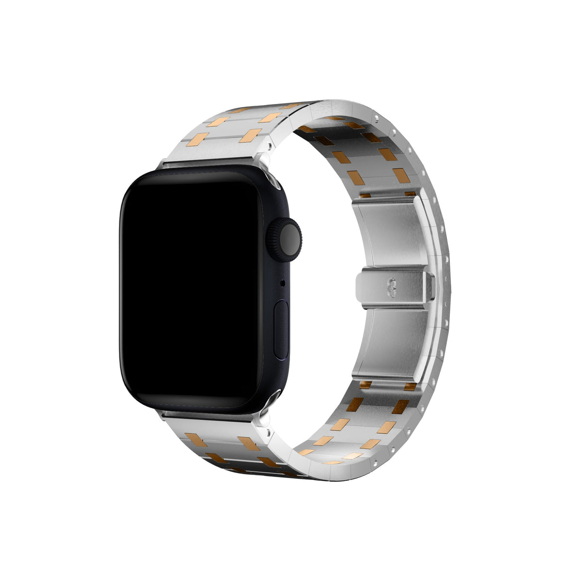 Apple Watch Uyumlu Royal Edition Çelik Kordon Roz  bikordon