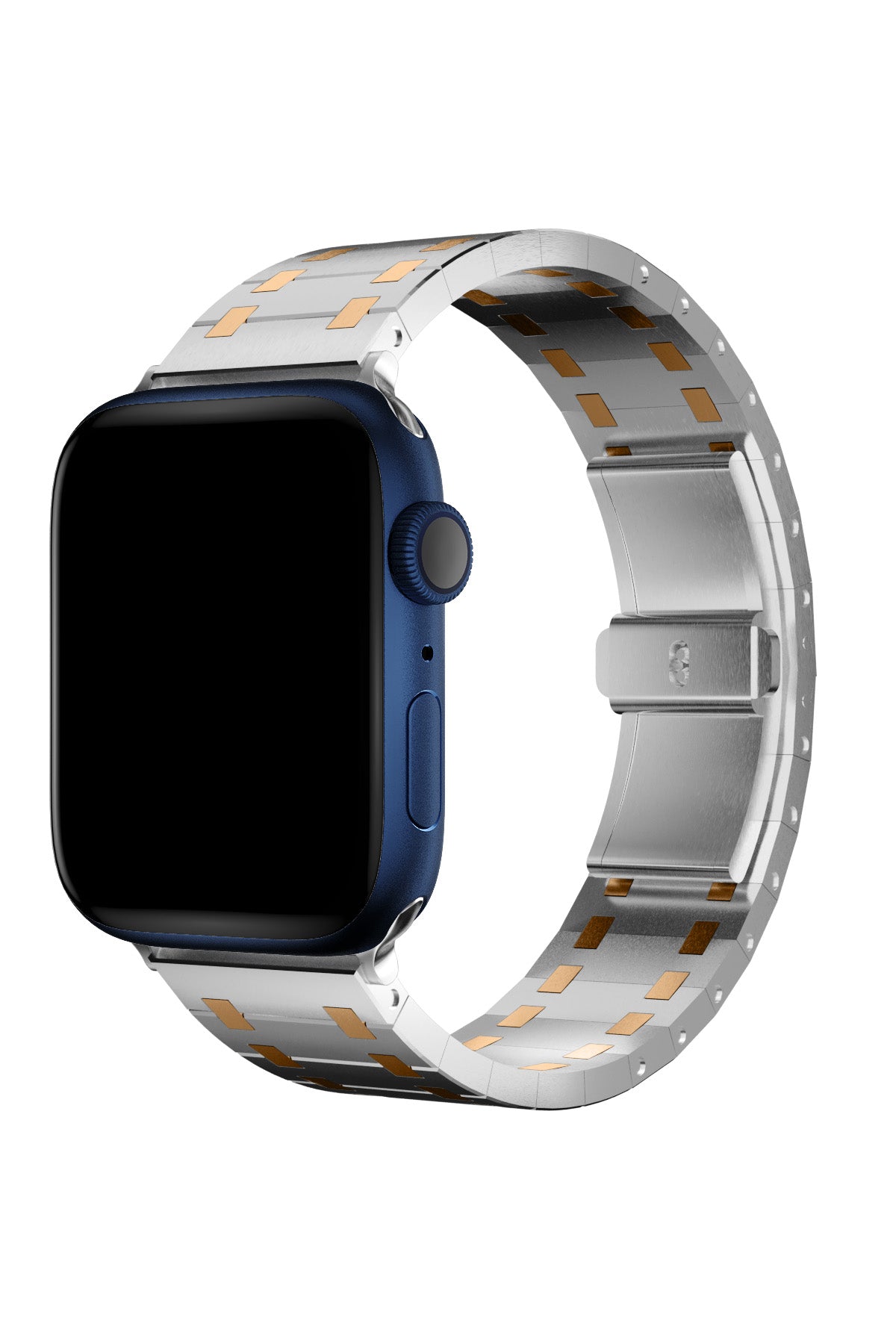 Apple Watch Uyumlu Royal Edition Çelik Kordon Roz  bikordon