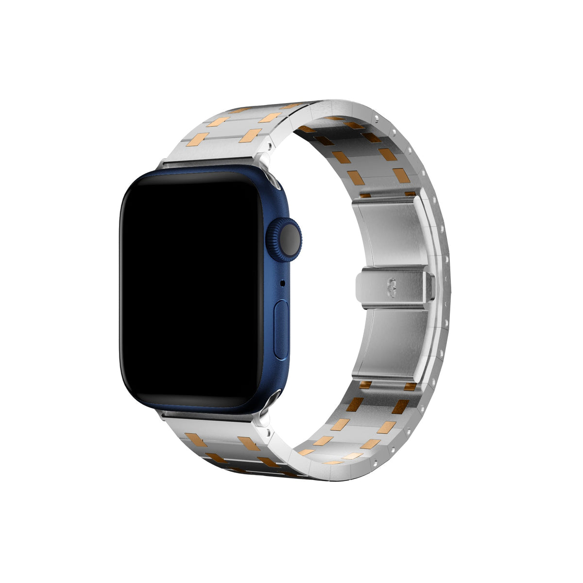 Apple Watch Uyumlu Royal Edition Çelik Kordon Roz  bikordon