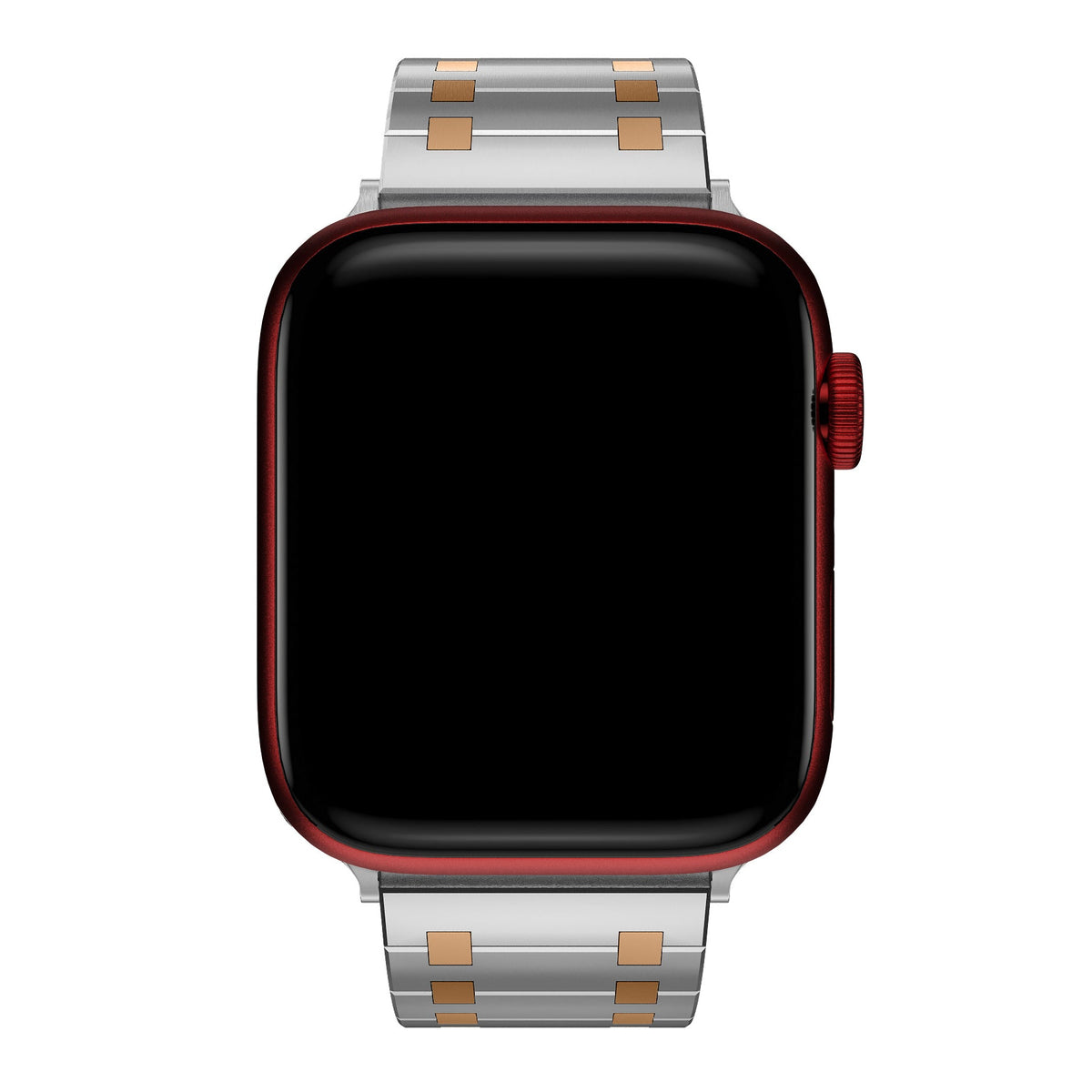 Apple Watch Uyumlu Royal Edition Çelik Kordon Roz  bikordon