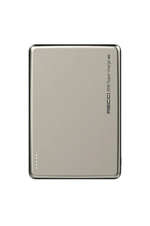 Recci Magsafe PD Fast Charging Powerbank 15W 4900mAh Titanium Gold 