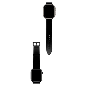 Apple Watch Uyumlu Saffiano Deri Kordon Rubin  bikordon
