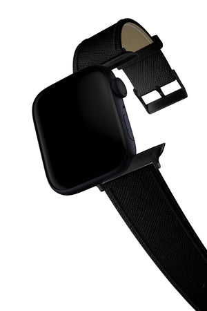 Apple Watch Uyumlu Saffiano Deri Kordon Rubin  bikordon