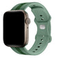Apple Watch Compatible Dual Silicone Band Sage 
