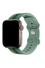 Apple Watch Uyumlu Dual Silikon Kordon Sage