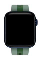 Apple Watch Uyumlu Dual Silikon Kordon Sage