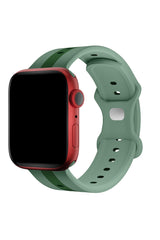 Apple Watch Uyumlu Dual Silikon Kordon Sage