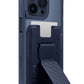 SkinArma iPhone 15 Pro Max Uyumlu Saıdo Kado Kartlıklı Standlı Kılıf Mavi