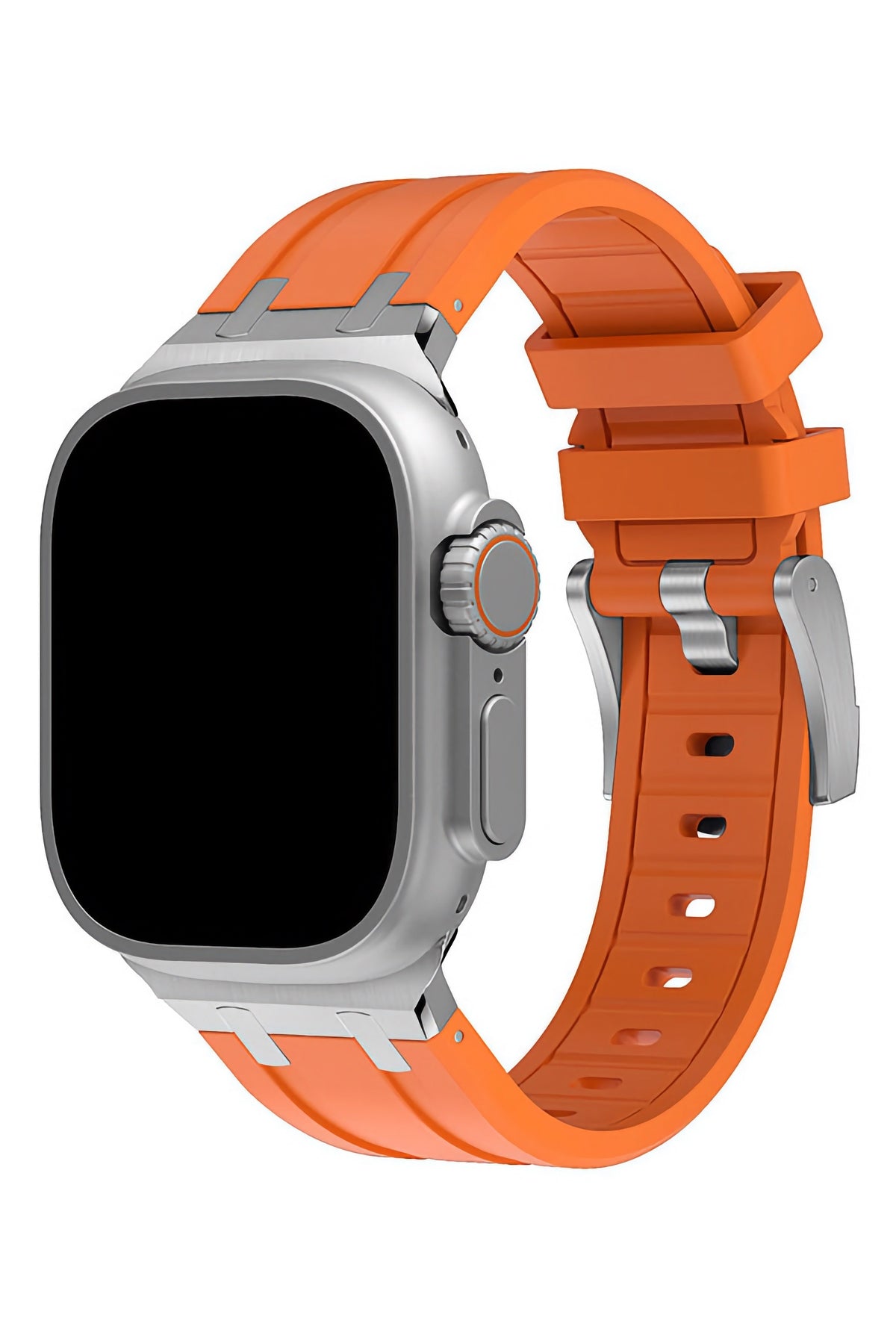 Apple Watch Ultra Uyumlu Royal Loop Rubber Kordon Sandstone  bikordon