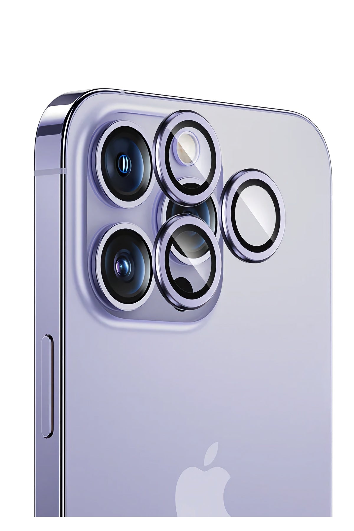Benks Dr Sapphire iPhone 14 Pro / 14 Pro Max Lens Koruyucu Derin Mor Benks