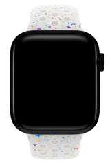 Apple Watch Uyumlu Silikon Delikli Spor Kordon Satin