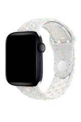 Apple Watch Uyumlu Silikon Delikli Spor Kordon Satin