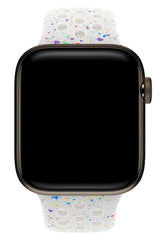 Apple Watch Uyumlu Silikon Delikli Spor Kordon Satin