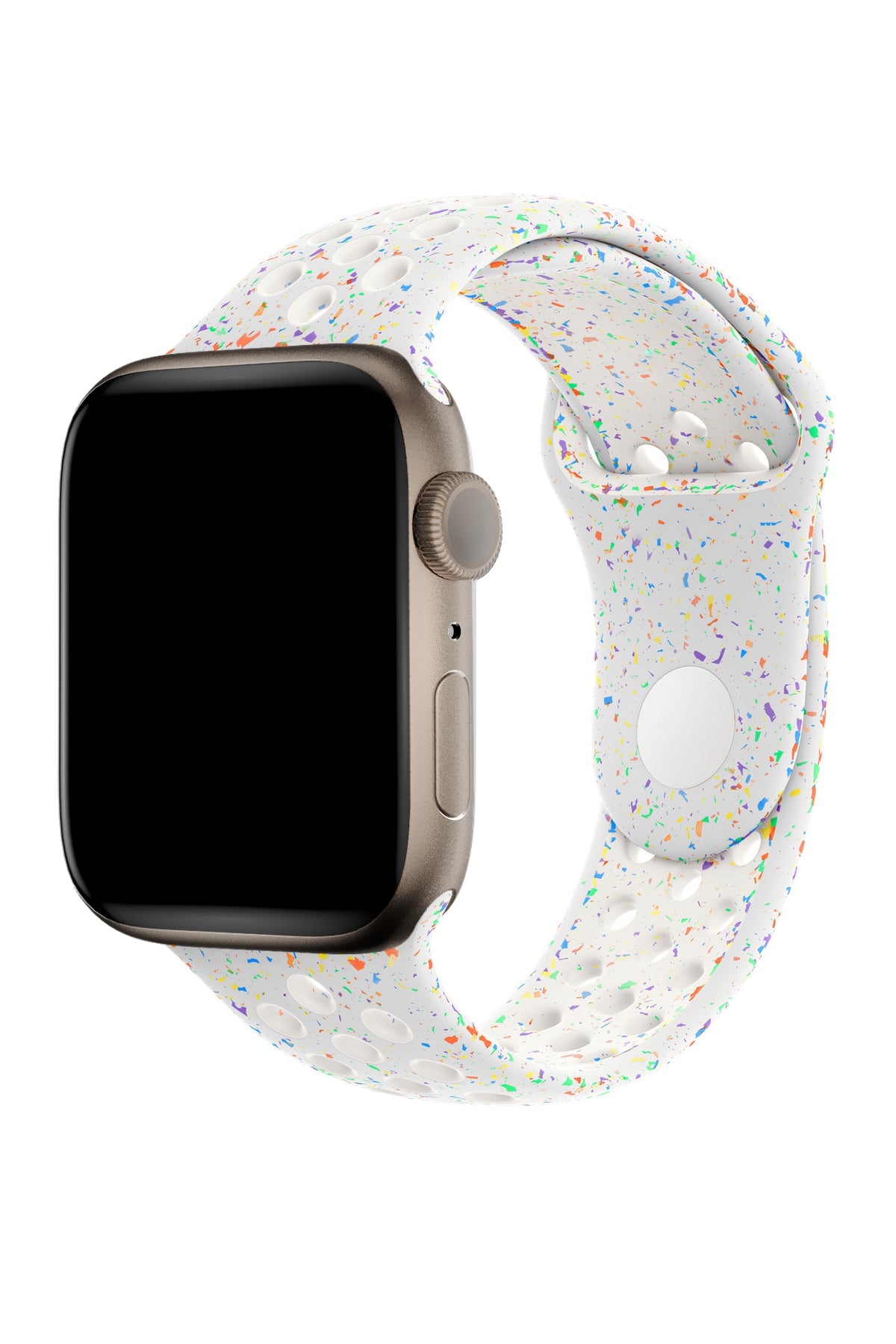 Apple Watch Uyumlu Silikon Delikli Spor Kordon Satin  bikordon