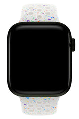 Apple Watch Uyumlu Silikon Delikli Spor Kordon Satin