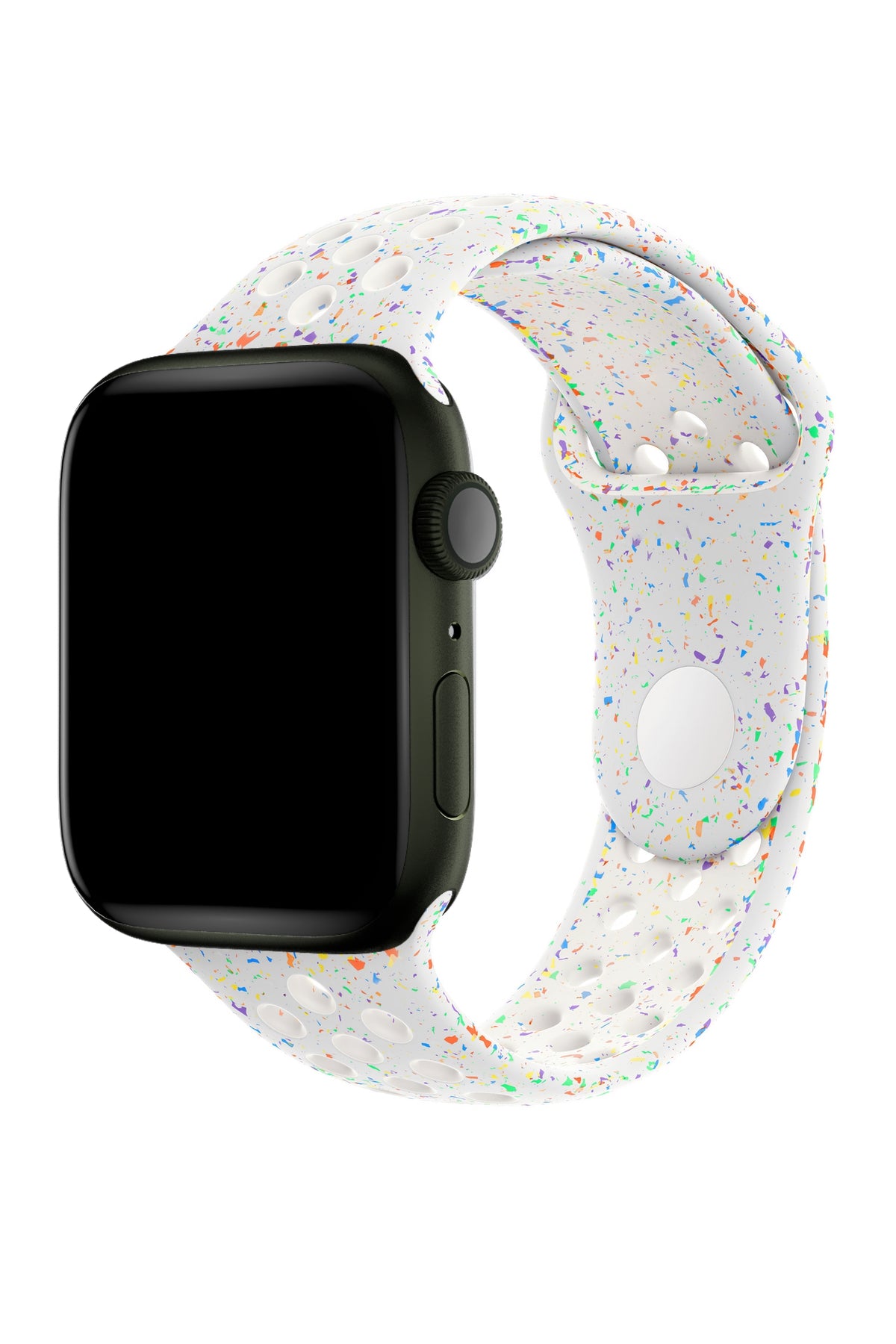 Apple Watch Uyumlu Silikon Delikli Spor Kordon Satin  bikordon