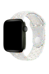 Apple Watch Uyumlu Silikon Delikli Spor Kordon Satin