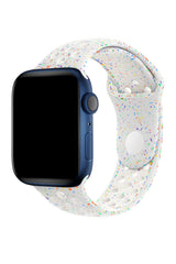 Apple Watch Uyumlu Silikon Delikli Spor Kordon Satin