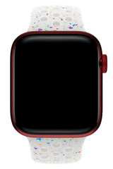 Apple Watch Uyumlu Silikon Delikli Spor Kordon Satin