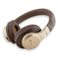 Guess Script Gold On-Ear Bluetooth 5.3 Headphone Brown 