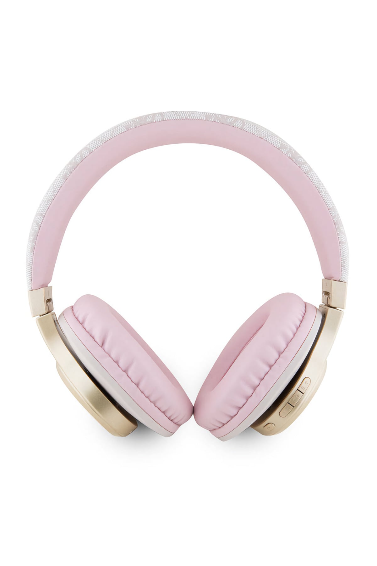 Guess Script Gold On-Ear Bluetooth Headphones Pink