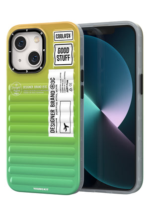 Youngkit Secret Color iPhone 13 Yeşil Kılıf  Youngkit
