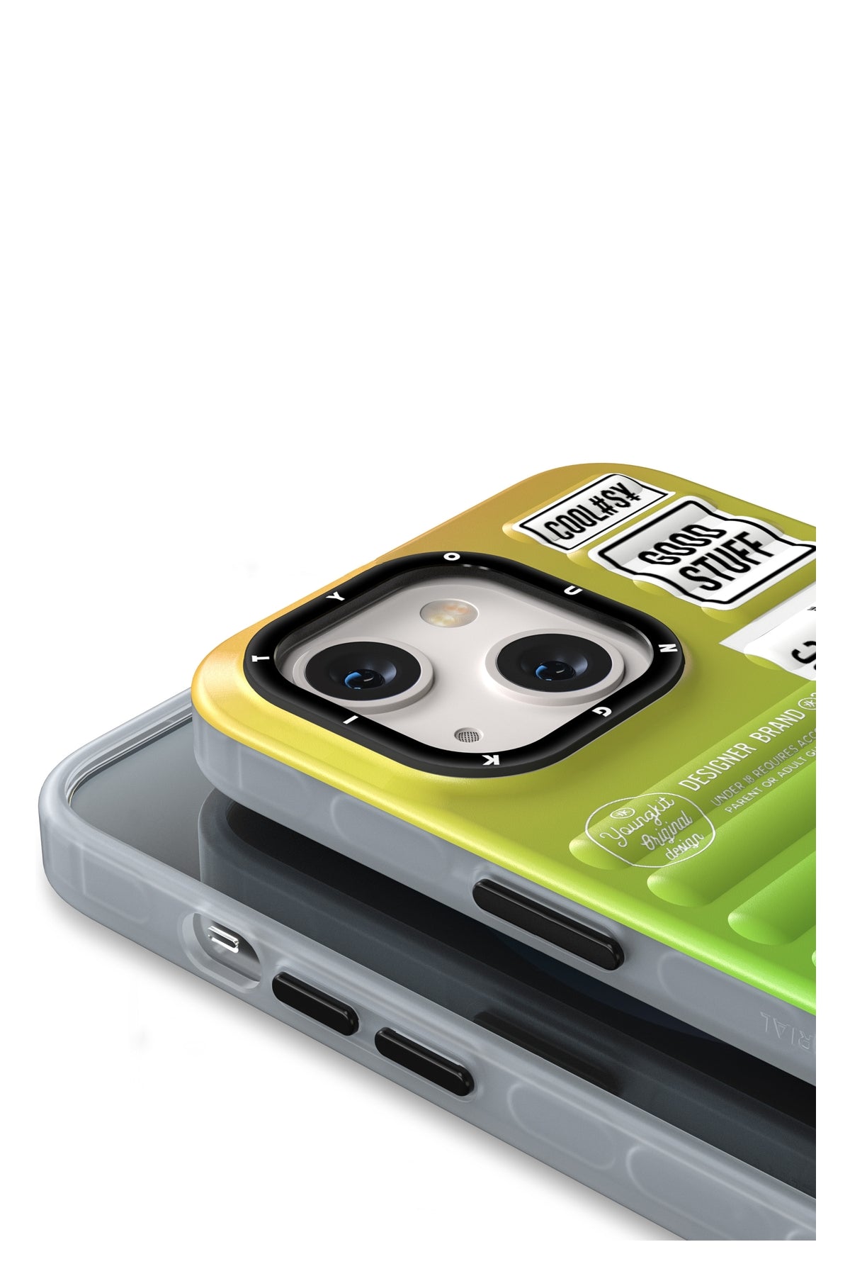 Youngkit Secret Color iPhone 13 Yeşil Kılıf  Youngkit