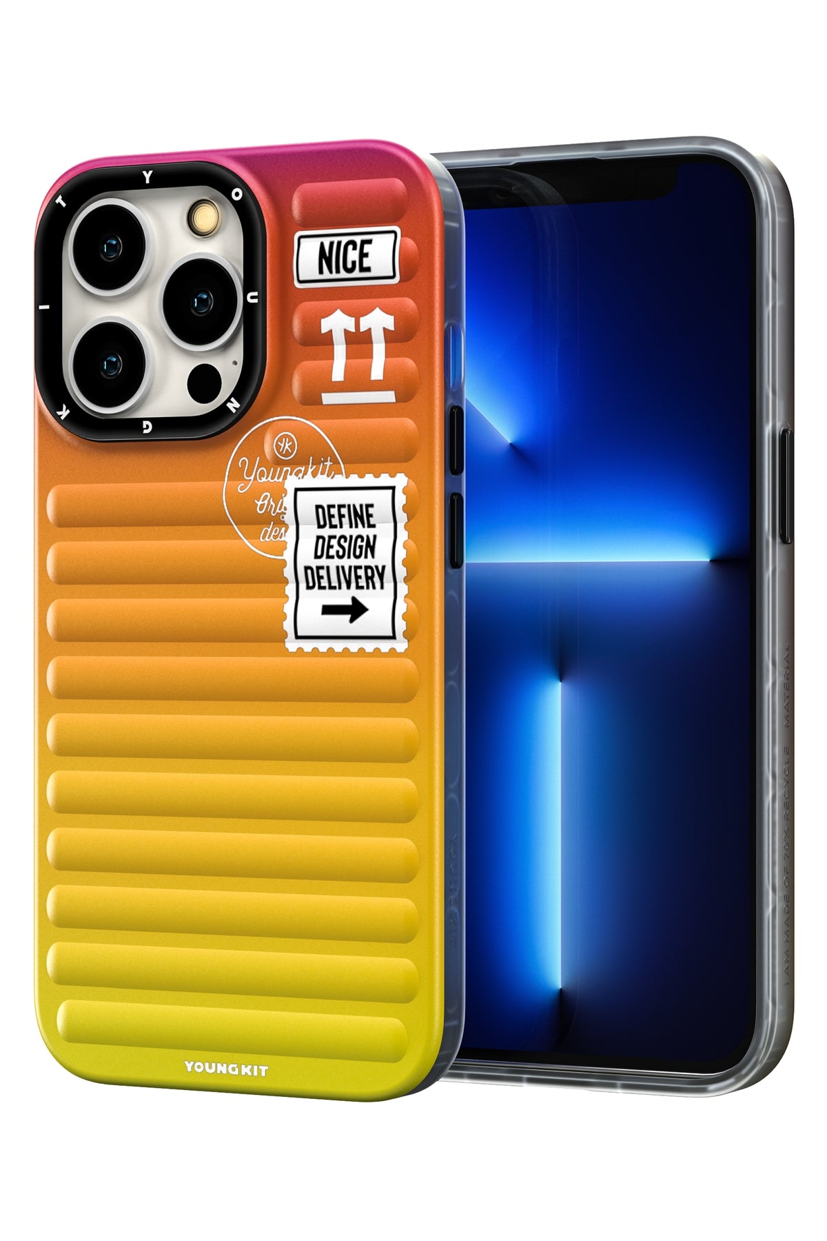 Youngkit Secret Color iPhone 13 Pro Turuncu Kılıf  Youngkit