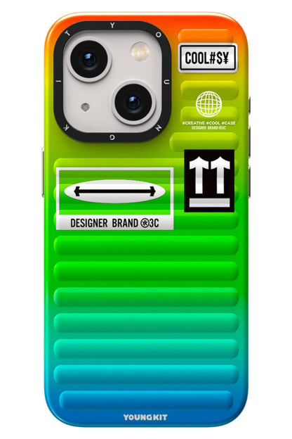 Youngkit Secret Color Green Case Compatible with iPhone 15 