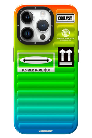 Youngkit Secret Color iPhone 15 Pro Uyumlu Yeşil Kılıf  Youngkit
