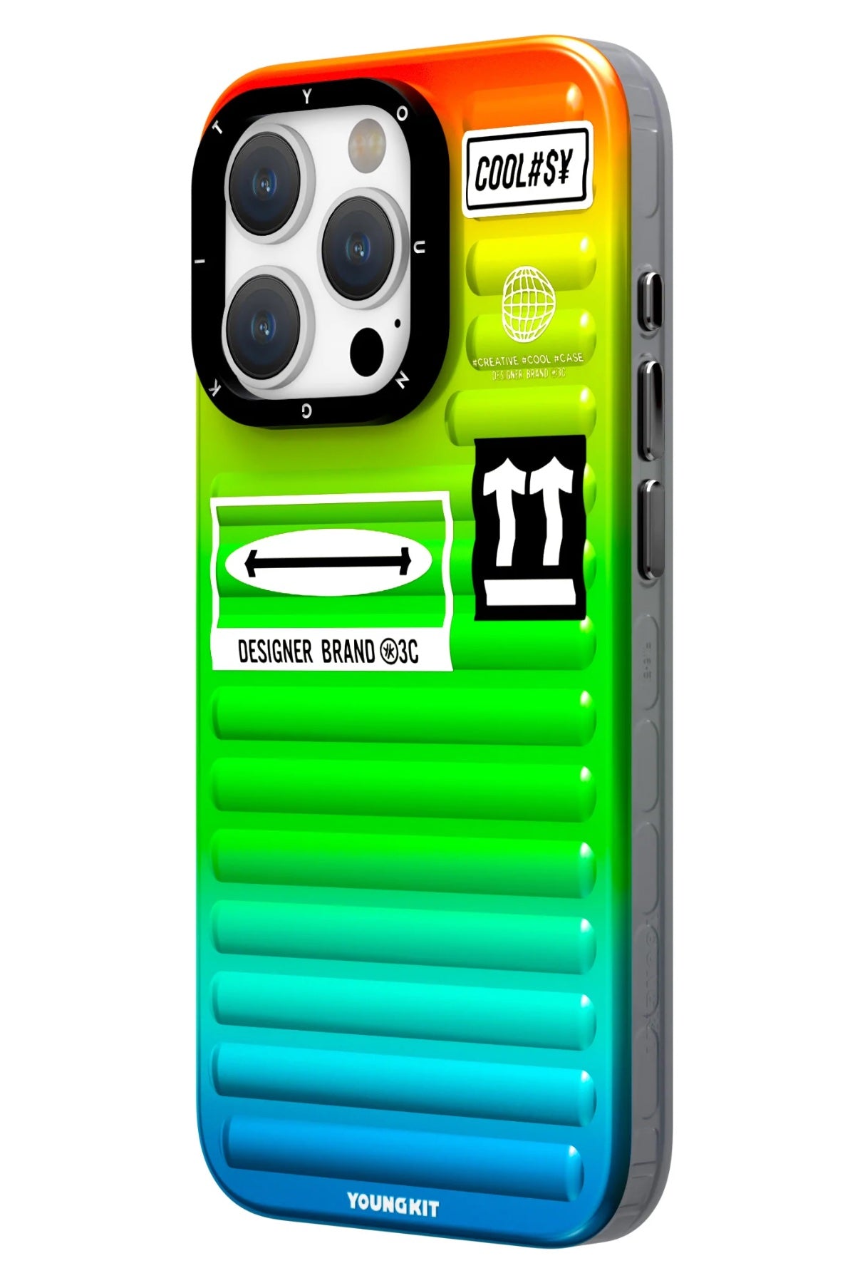 Youngkit Secret Color iPhone 15 Pro Uyumlu Yeşil Kılıf  Youngkit