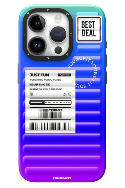 Youngkit Secret Color iPhone 15 Pro Max Compatible Blue Case 