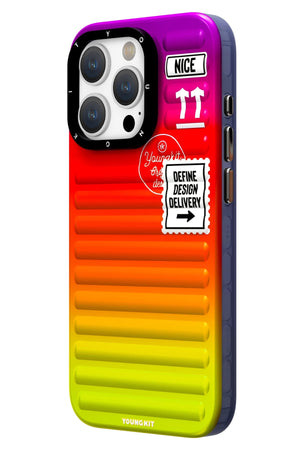 Youngkit Secret Color iPhone 15 Pro Max Uyumlu Turuncu Kılıf  Youngkit