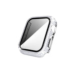 Apple Watch Uyumlu Ekran Koruyucu Full Taşlı Kasa Şeffaf  bikordon