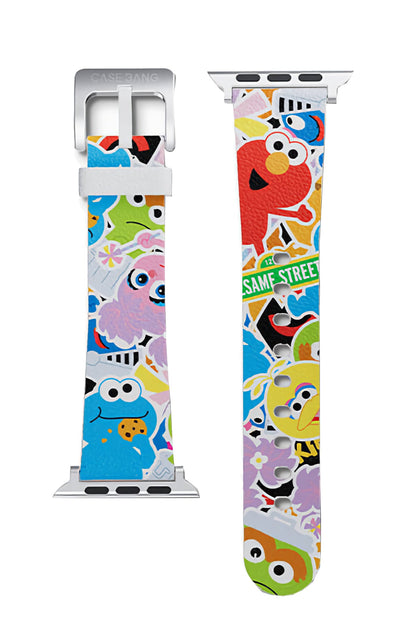 Casebang Apple Watch Compatible Sesame Street Band Blue 