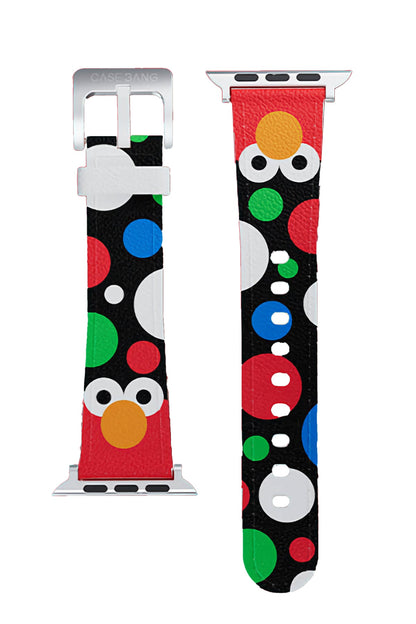 Casebang Apple Watch Compatible Sesame Street Band Red 