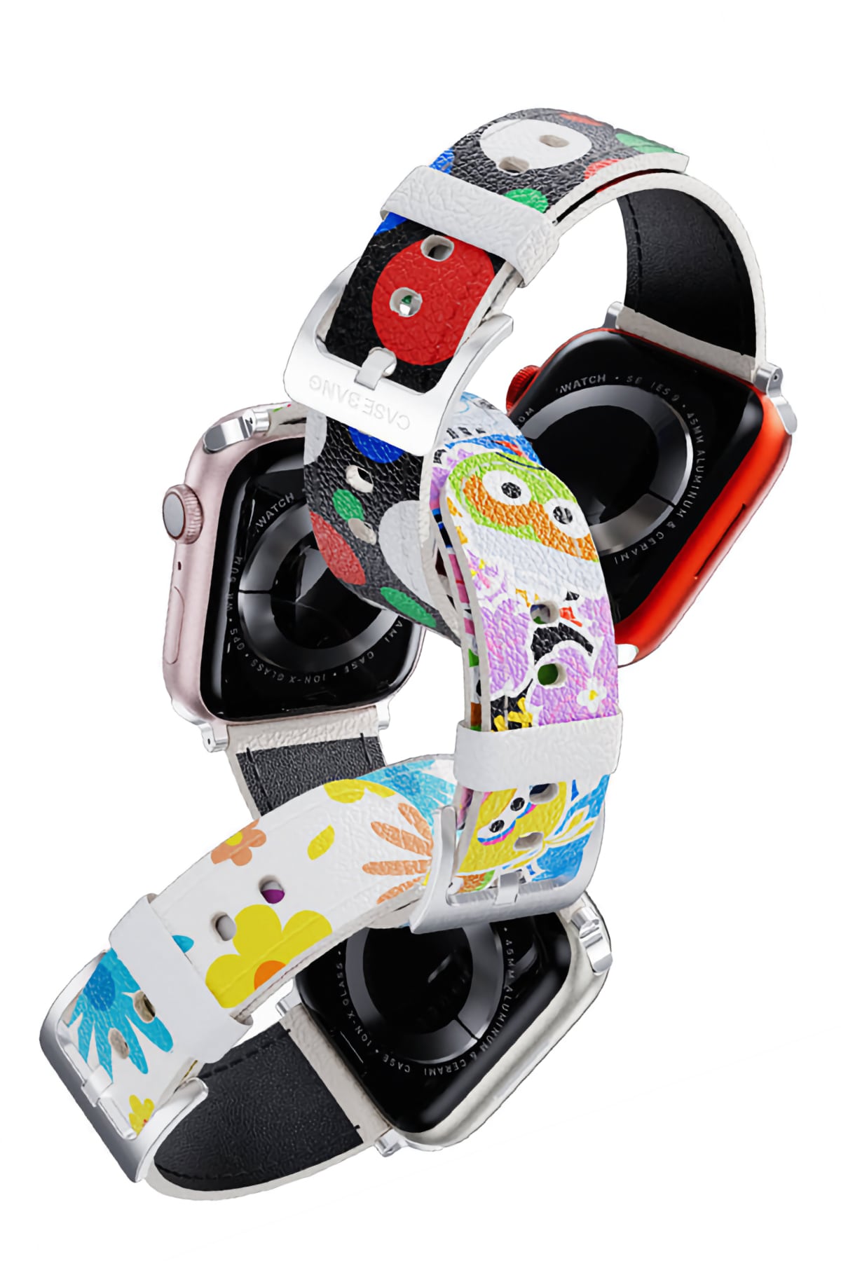 Casebang Apple Watch Uyumlu Sesame Street Kordon Kırmızı  Casebang