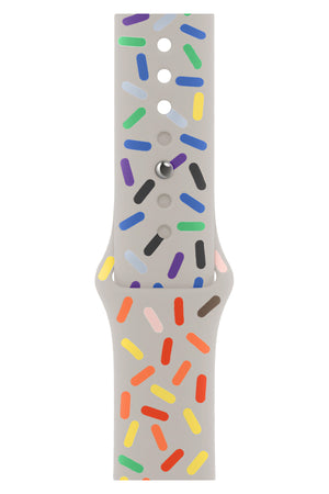 Apple Watch Uyumlu Silikon Spor Kordon Shabby  bikordon