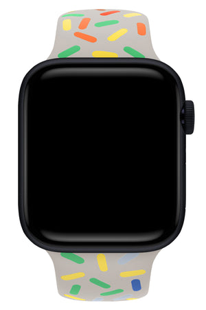 Apple Watch Uyumlu Silikon Spor Kordon Shabby  bikordon