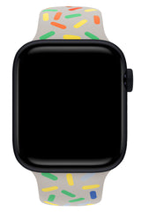 Apple Watch Uyumlu Silikon Spor Kordon Shabby