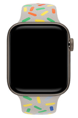 Apple Watch Uyumlu Silikon Spor Kordon Shabby