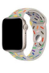 Apple Watch Uyumlu Silikon Spor Kordon Shabby
