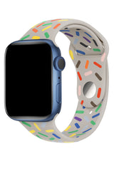 Apple Watch Uyumlu Silikon Spor Kordon Shabby