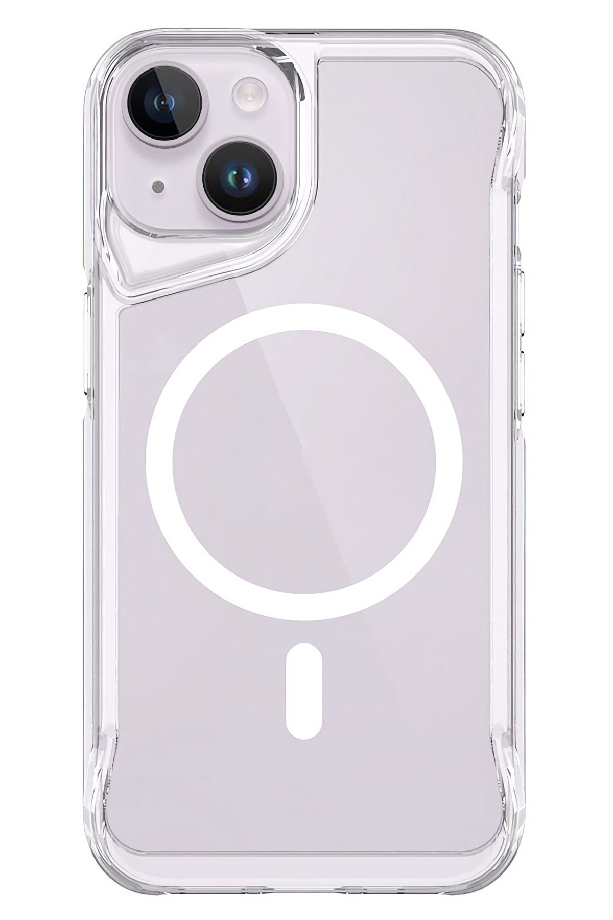 Artoncase Apple iPhone 13 Magsafe Uyumlu Shield Şeffaf Kılıf Artoncase