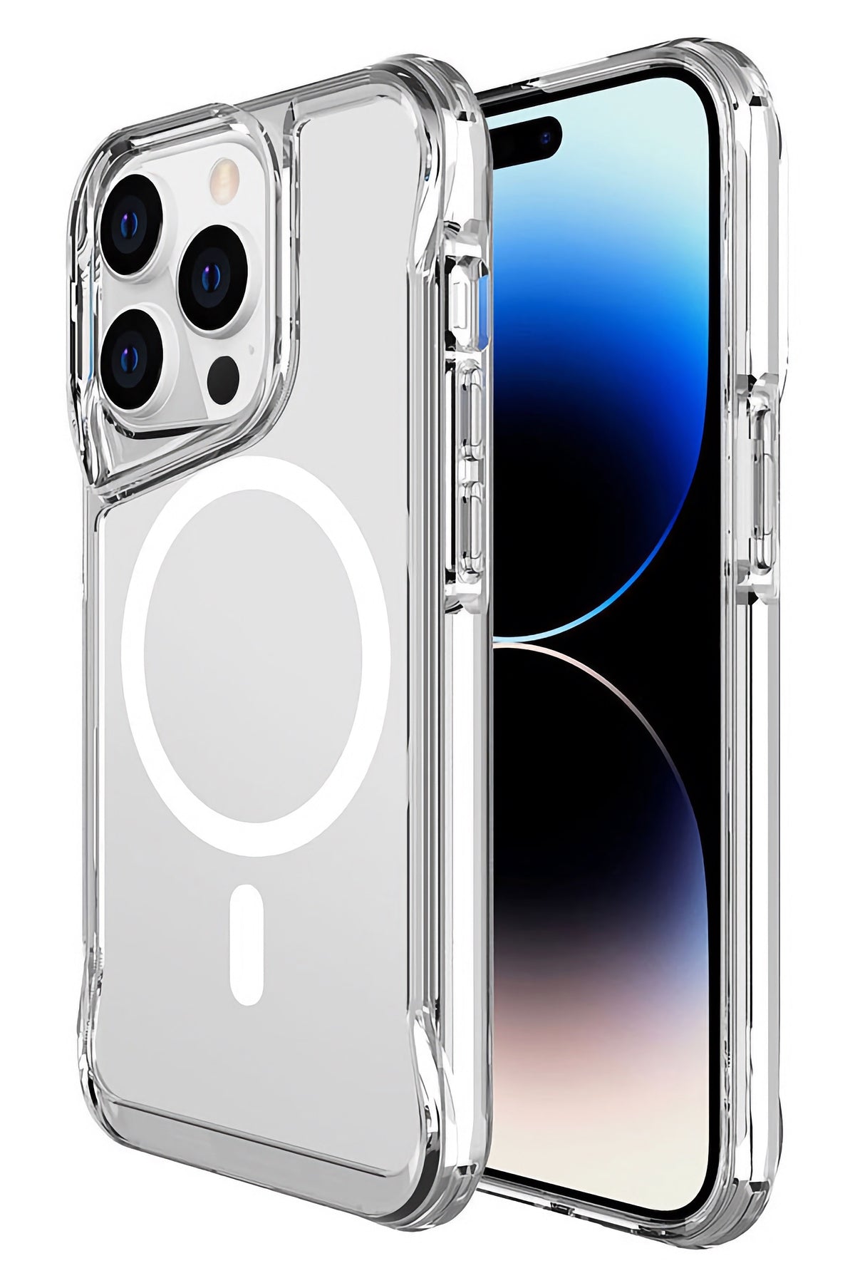 Artoncase Apple iPhone 14 Pro Magsafe Uyumlu Shield Şeffaf Kılıf Artoncase