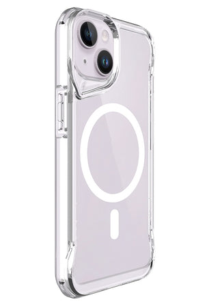 Artoncase Apple iPhone 14 Plus Magsafe Uyumlu Shield Şeffaf Kılıf Artoncase