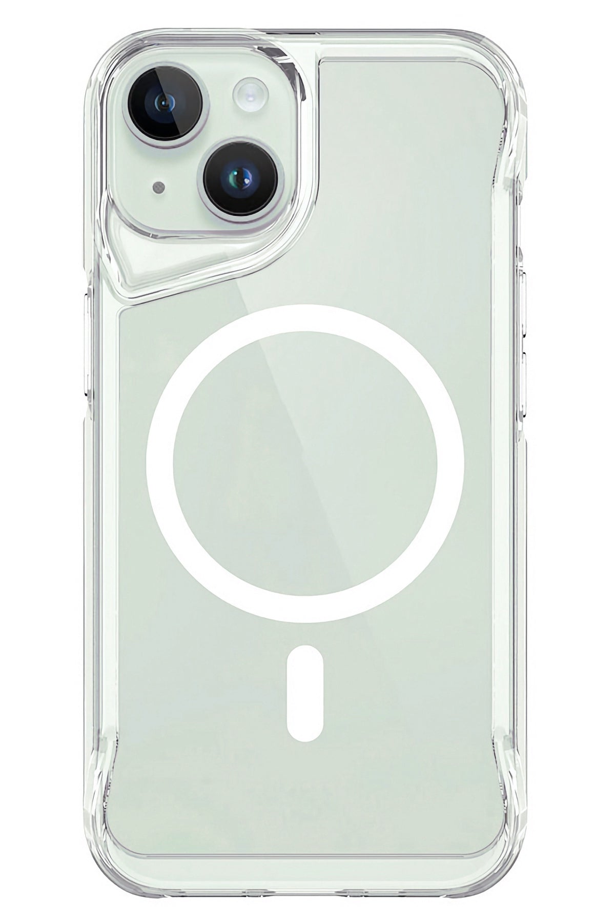 Artoncase Apple iPhone 15 Plus Magsafe Uyumlu Shield Şeffaf Kılıf Artoncase