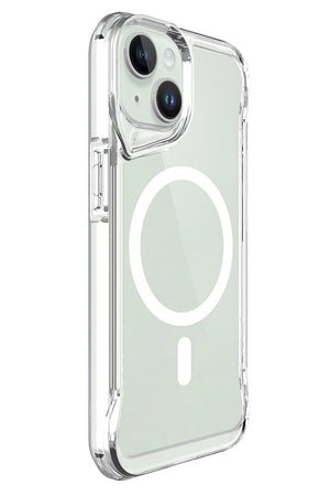 Artoncase Apple iPhone 15 Plus Magsafe Uyumlu Shield Şeffaf Kılıf Artoncase